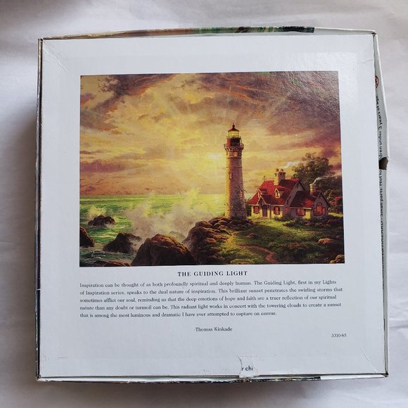 Thomas Kinkade Painter of Light 1000 piece Puzzle: The Guiding Light - Picture 3 of 3
